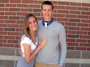 Emily Wyrick and Grant Lauer