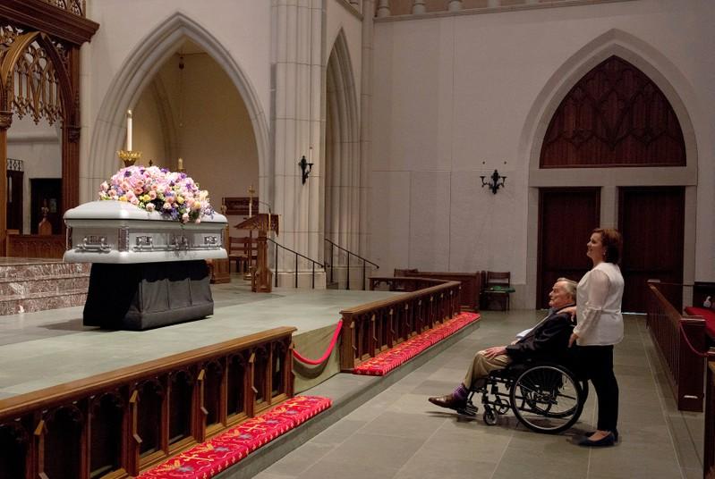 Former First Lady, Barbara Bush, Laid to Rest