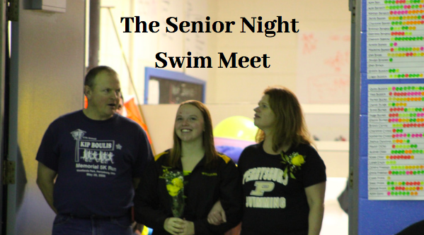 Senior Night with the Swim Team
