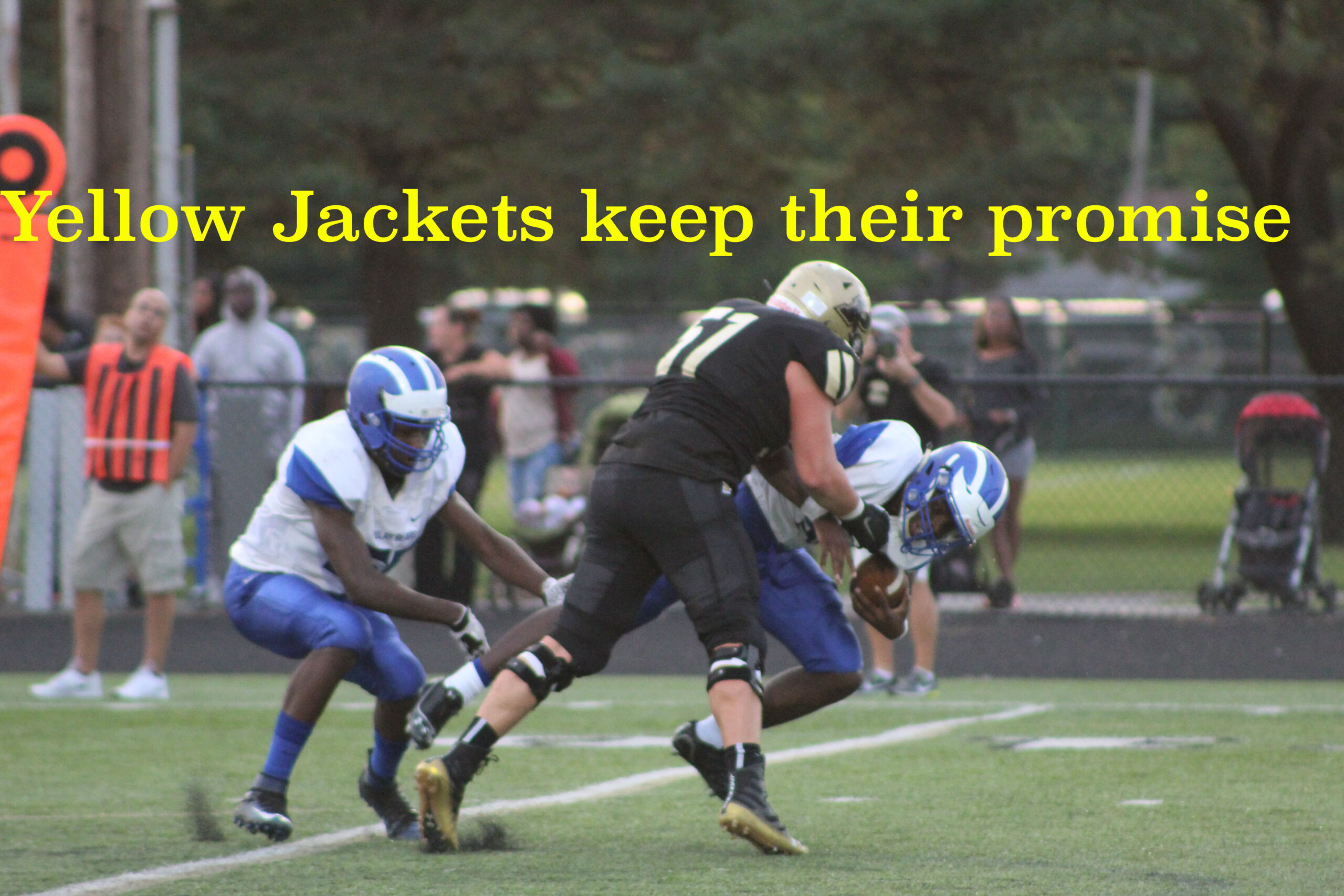 Jackets keep their promise In Woodward game