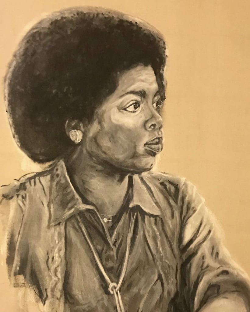 Robert Vanivelt portrait of Oprah Winfrey.
