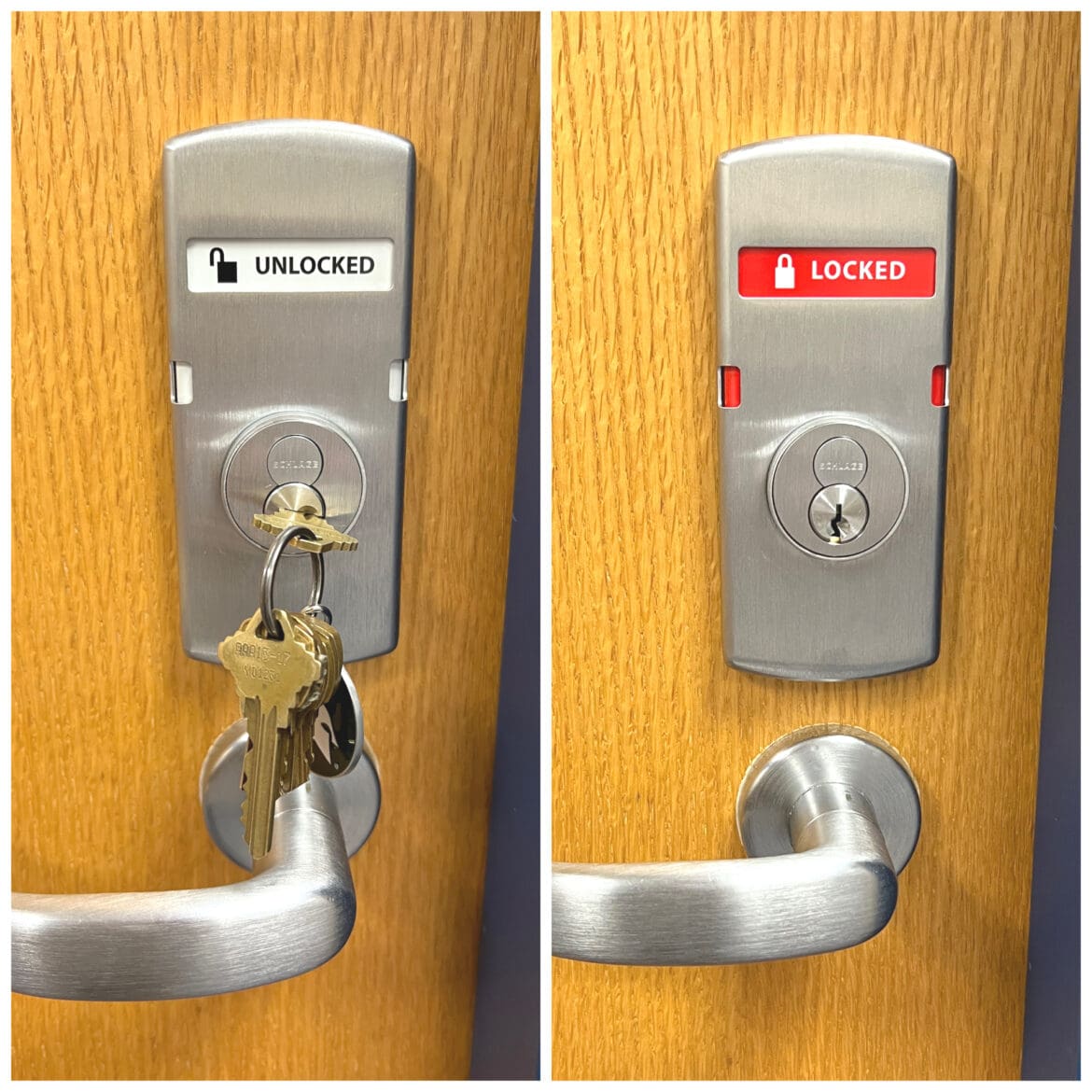 New locks at PHS allow doors to be locked from inside classrooms