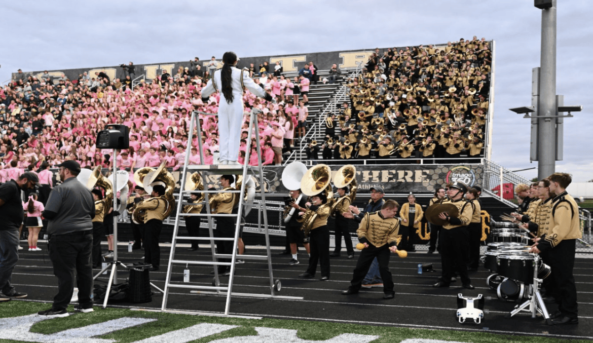 Building up the BAND-width: Two schools, one massive sound